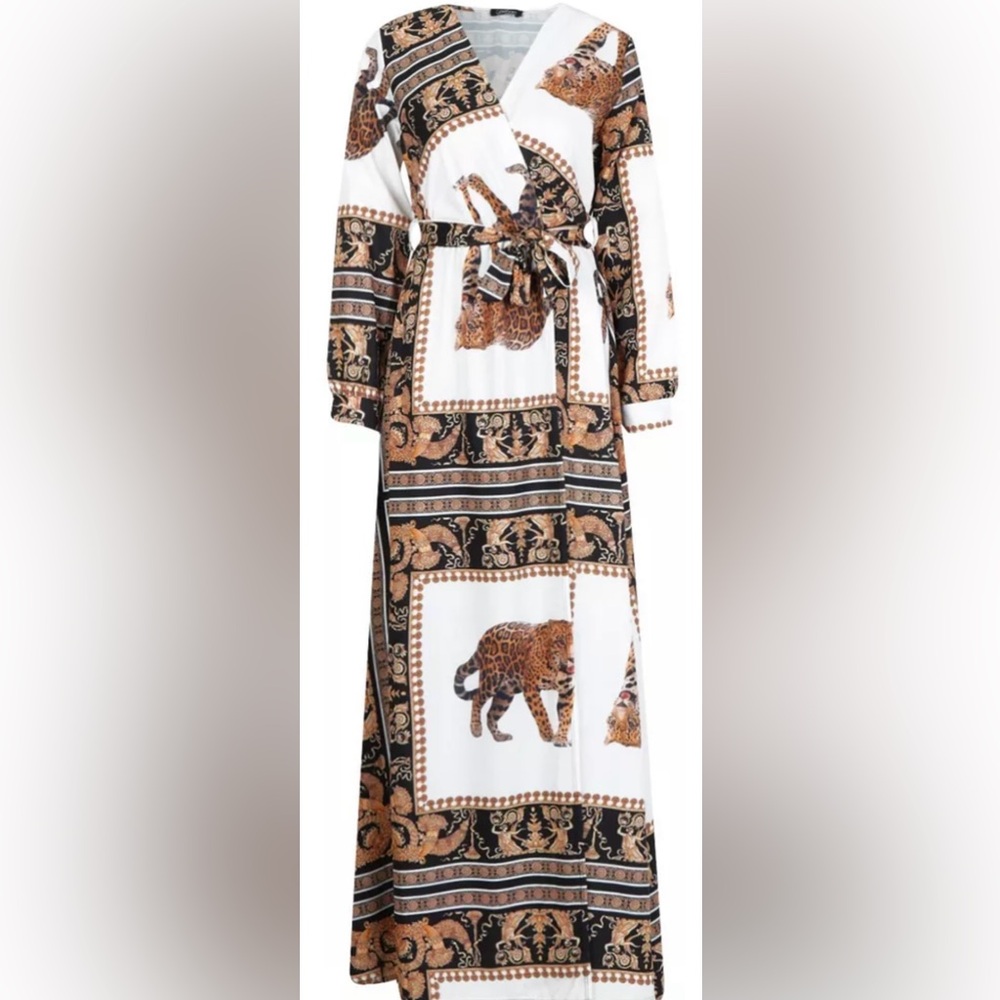 Leopard print maxi dress, XL